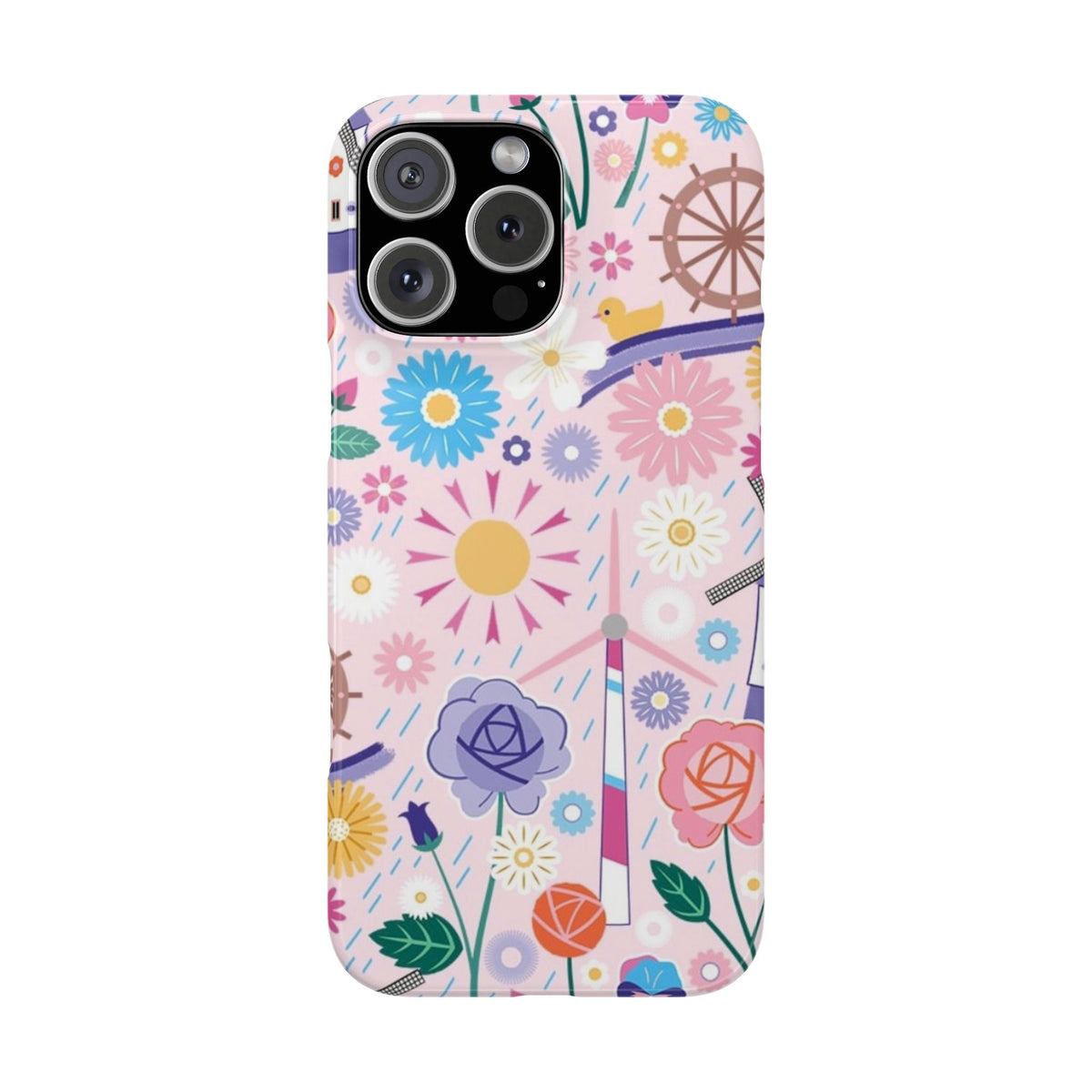Whimsical Spring Flowers Case