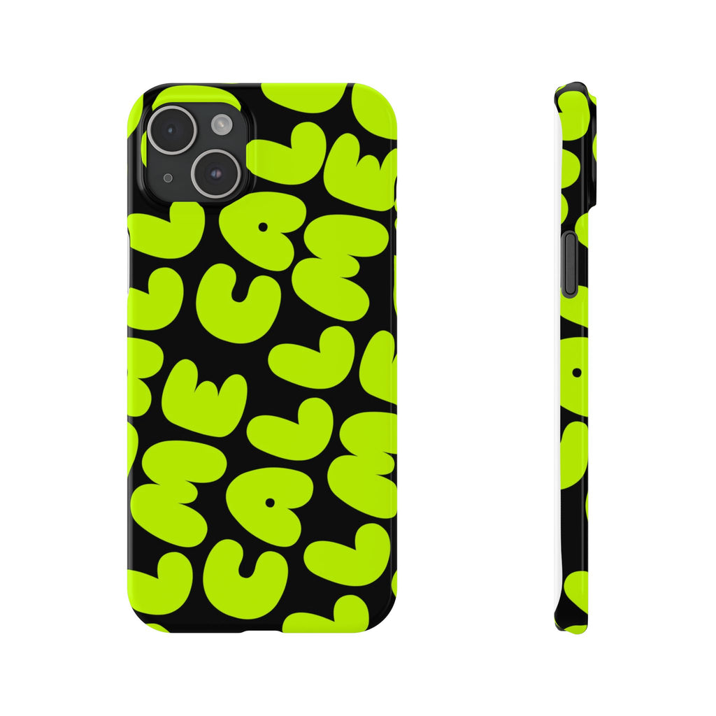 Call Me Neon Green Case