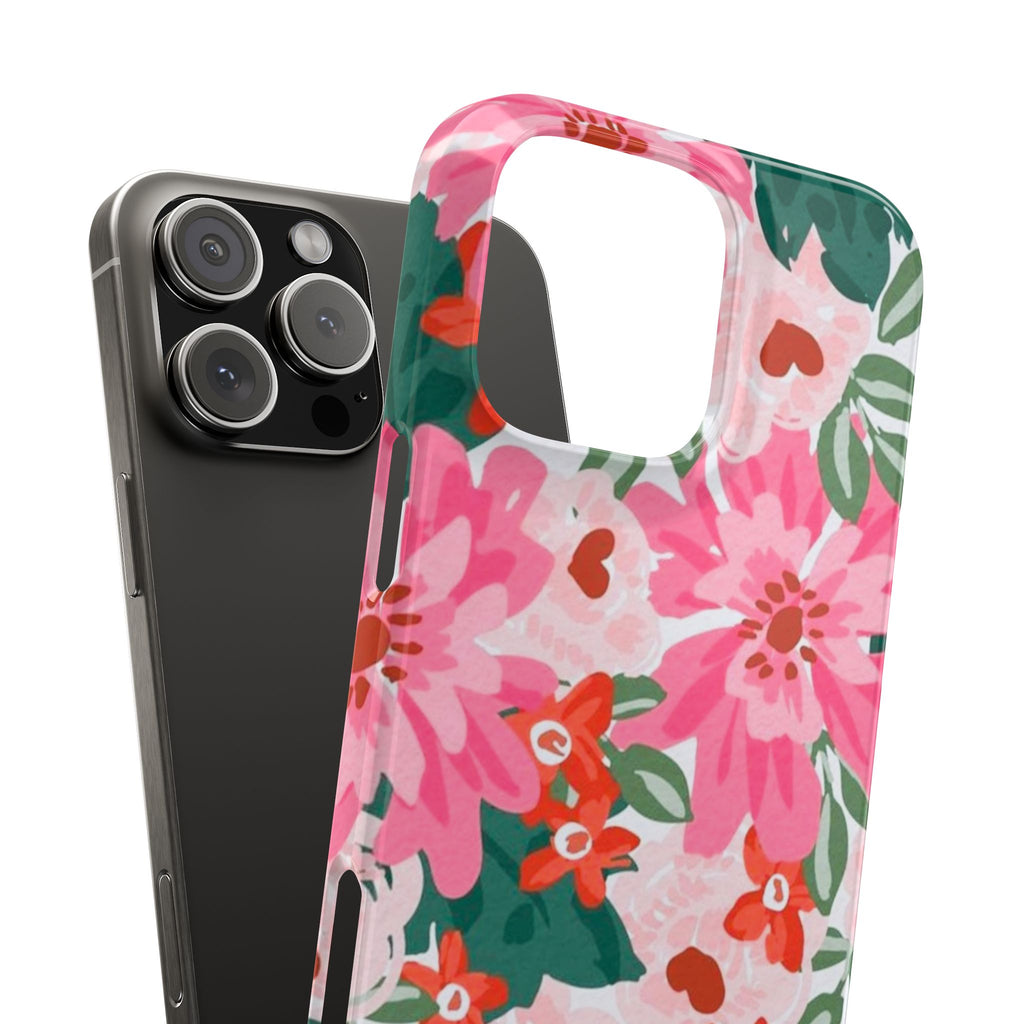 Pink Watercolor Garden Case