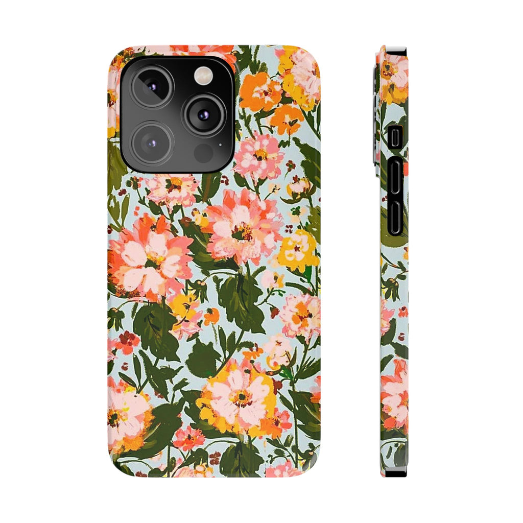 Pink & Orange Blossom Garden Case