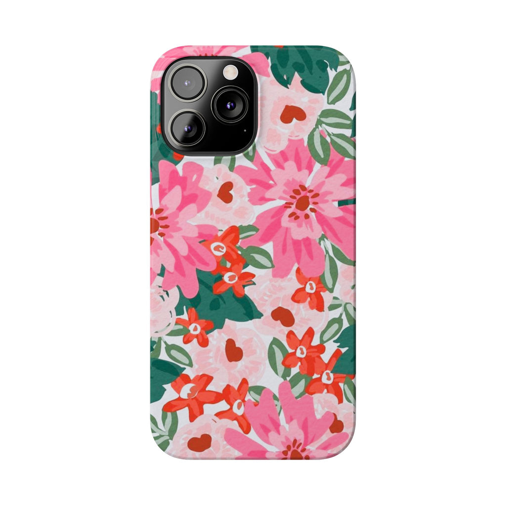 Pink Watercolor Garden Case