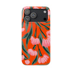 Pink Petal on Orange Case