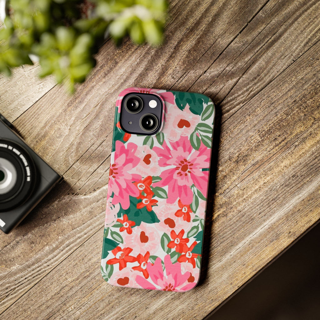 Pink Watercolor Garden Case