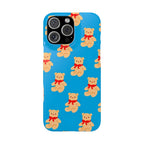 Teddy Bear on Blue Case