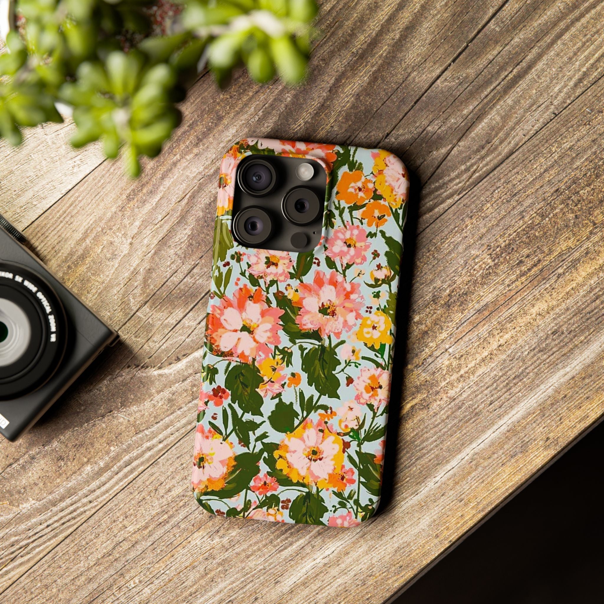 Pink & Orange Blossom Garden Case