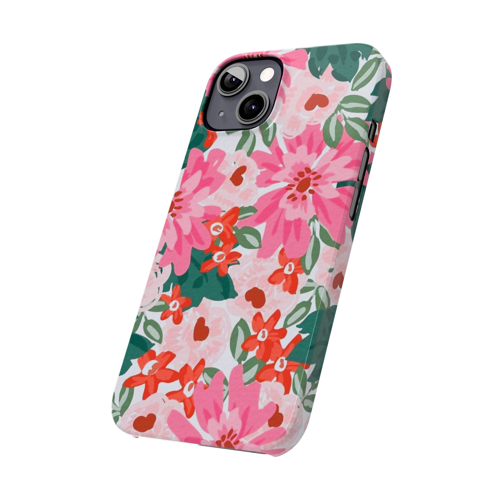 Pink Watercolor Garden Case