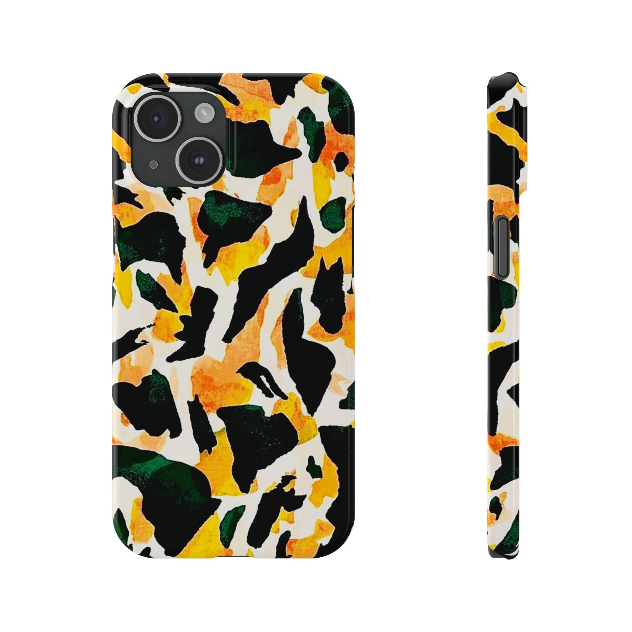 Yellow Green Abstract Case