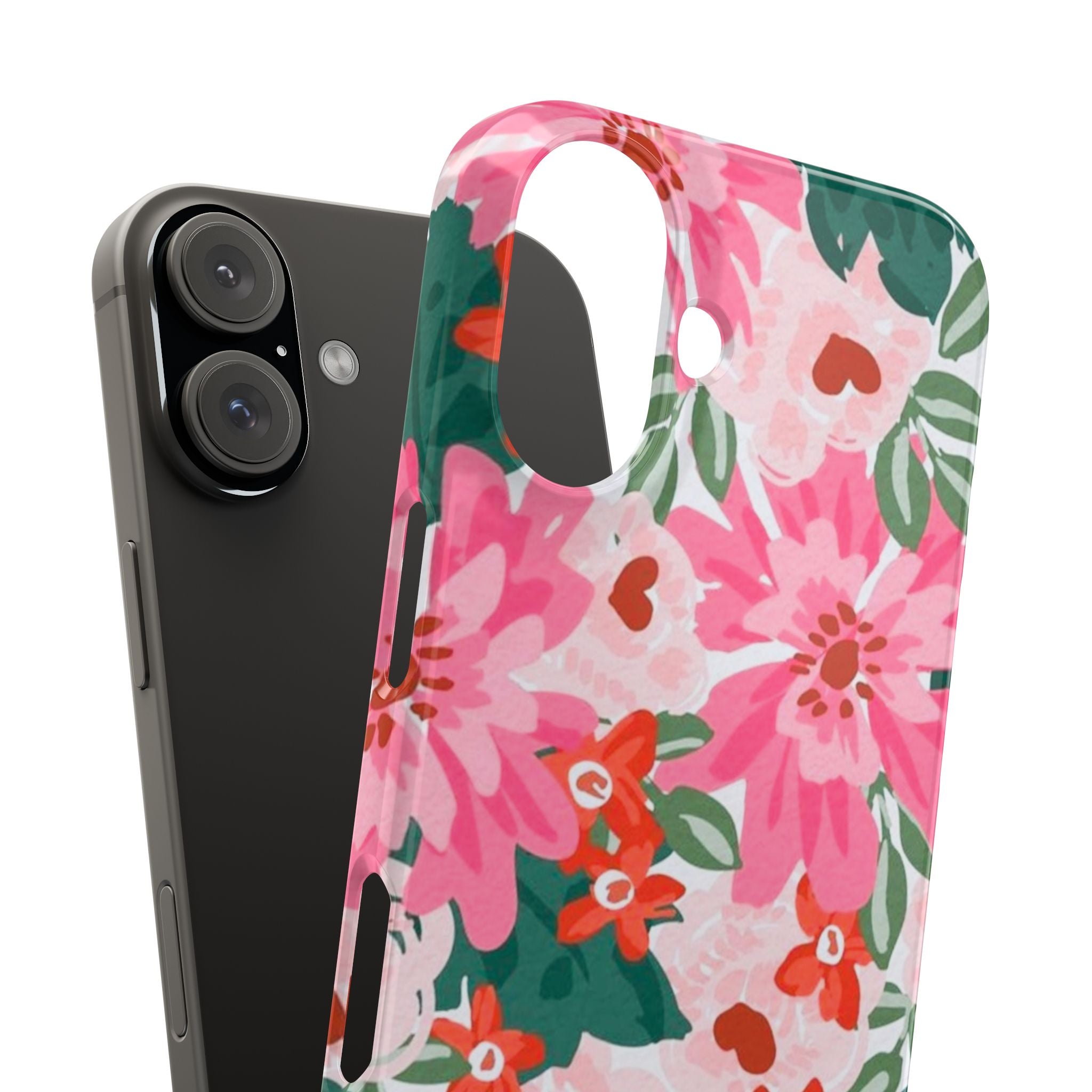 Pink Watercolor Garden Case