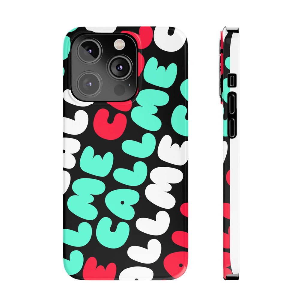 Call Me Turquoise mixed Bold Bubble Text