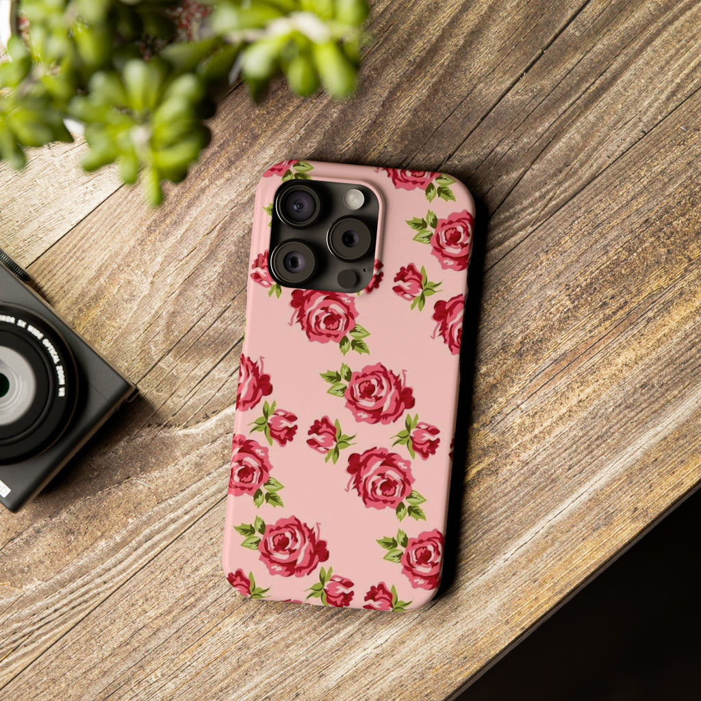 Pink Rose on a Pink Case