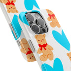 Teddy Bear Hearts on White Case