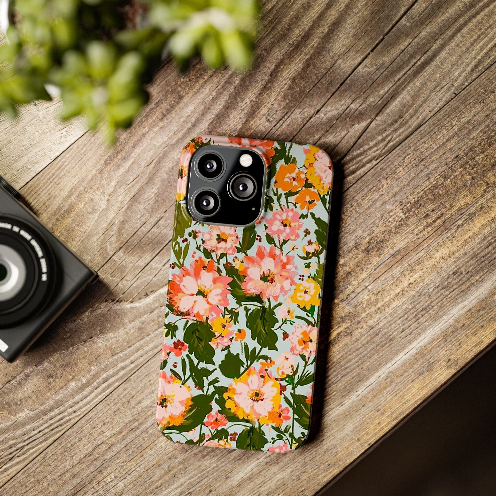 Pink & Orange Blossom Garden Case