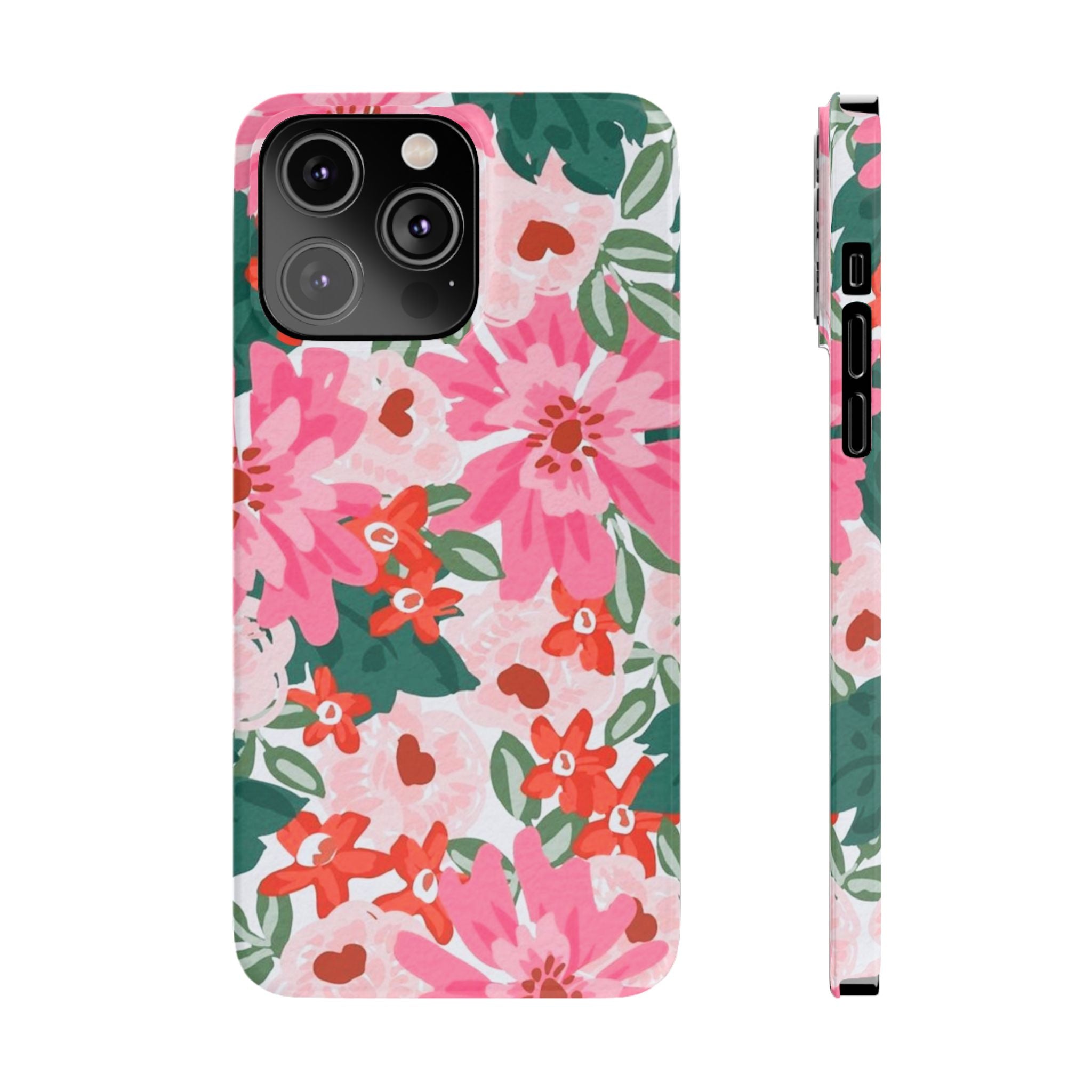 Pink Watercolor Garden Case