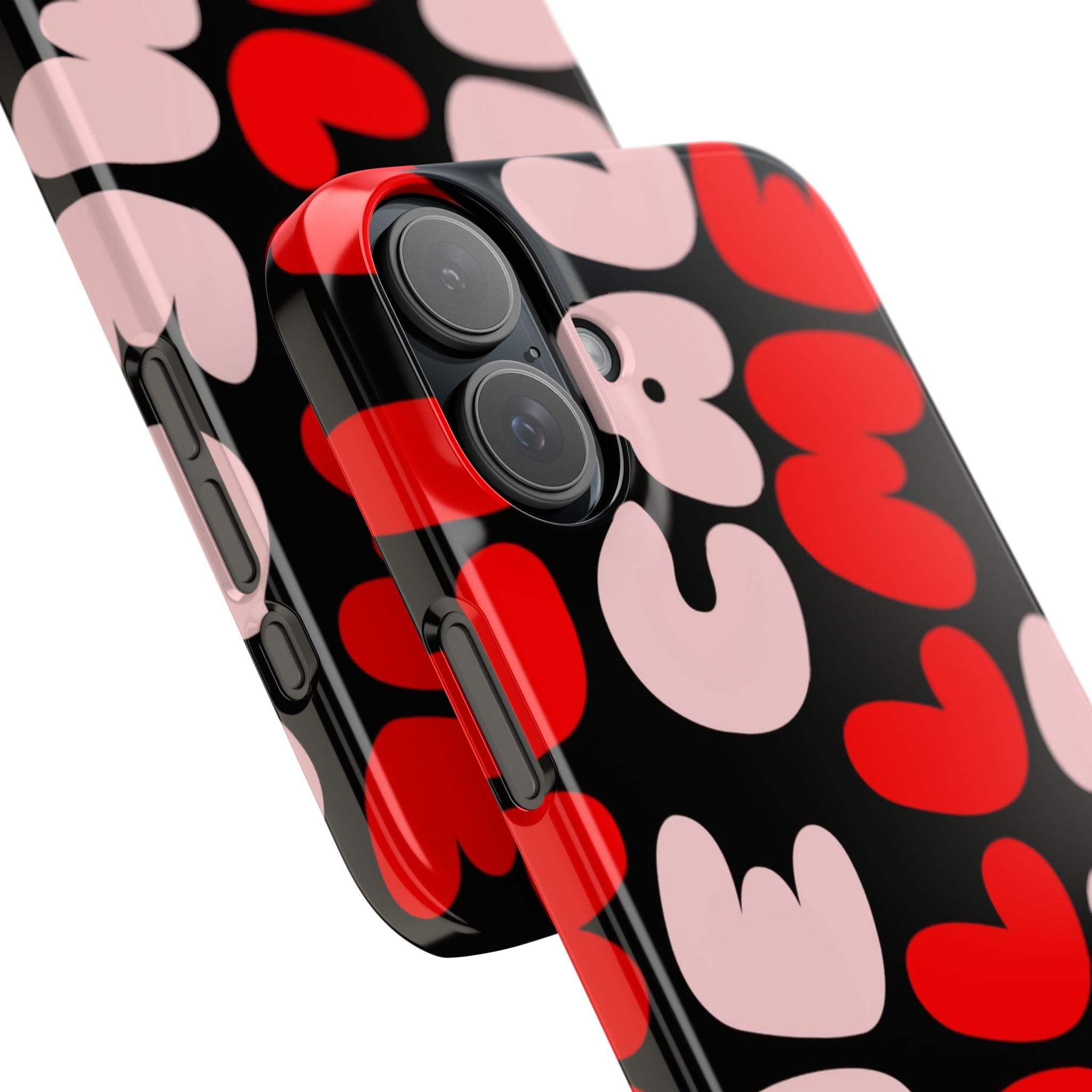 Call Me Pink and Red Phone Case