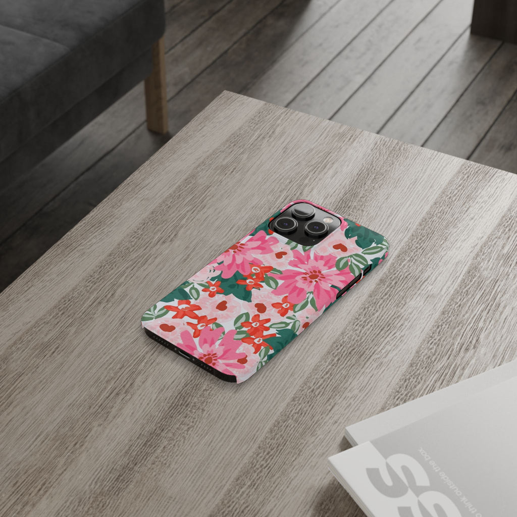 Pink Watercolor Garden Case