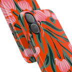 Pink Petal on Orange Case