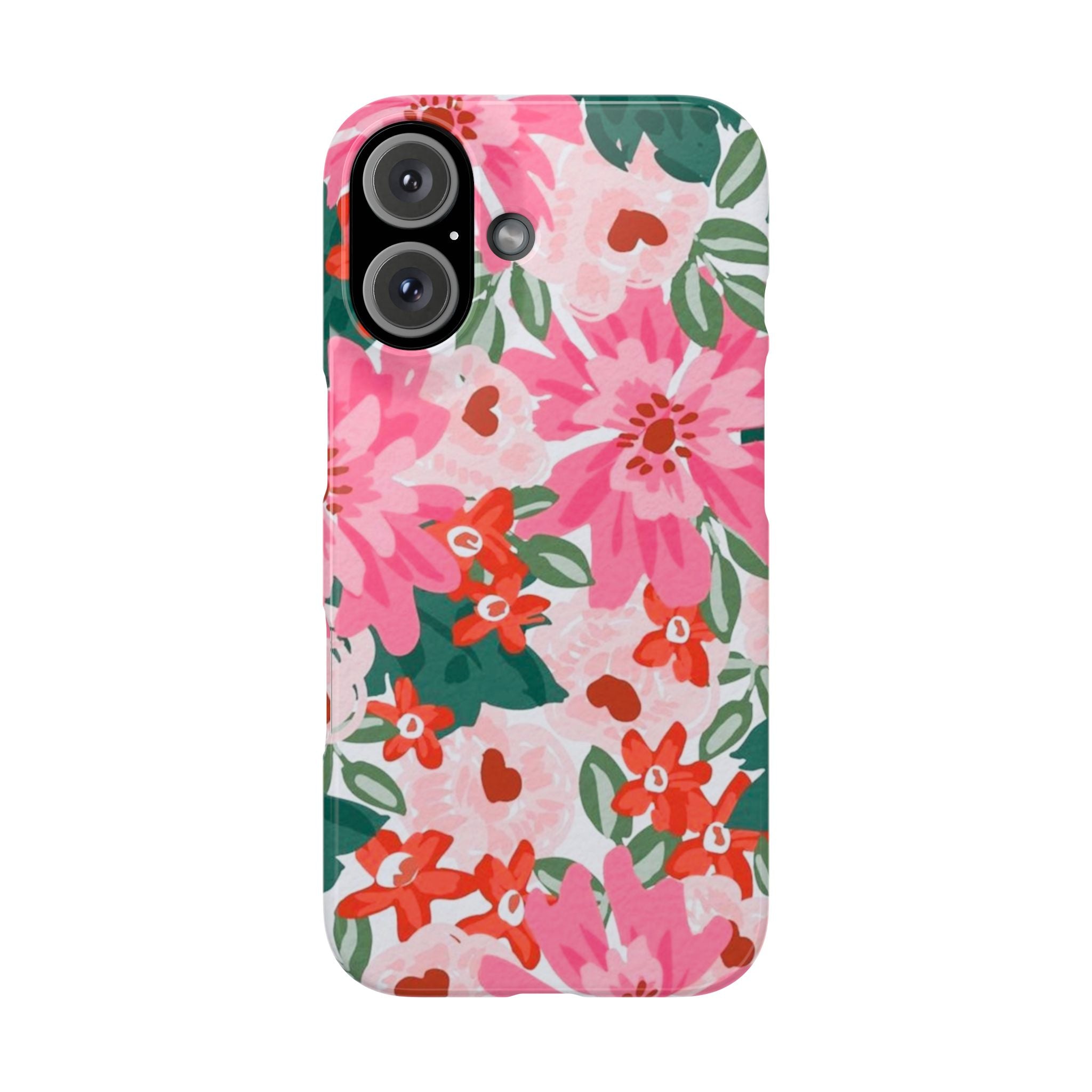 Pink Watercolor Garden Case