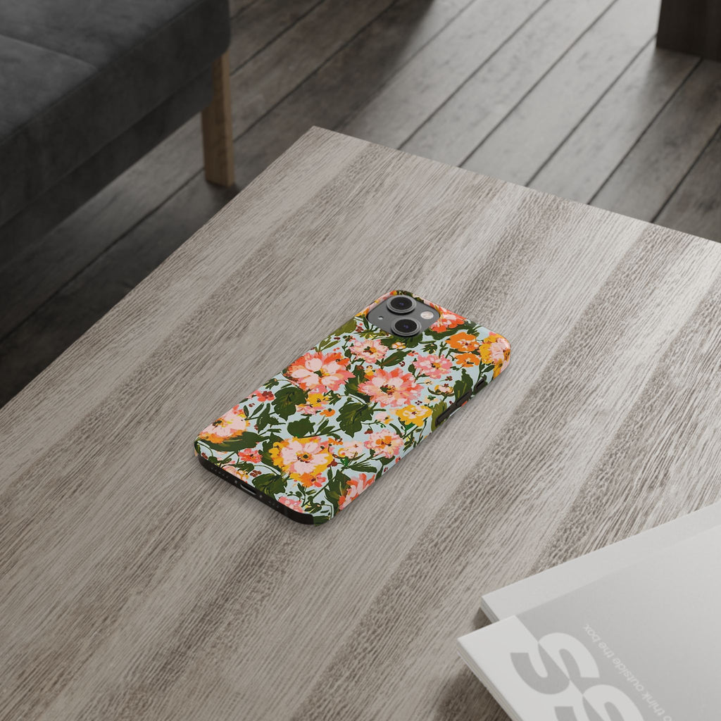 Pink & Orange Blossom Garden Case