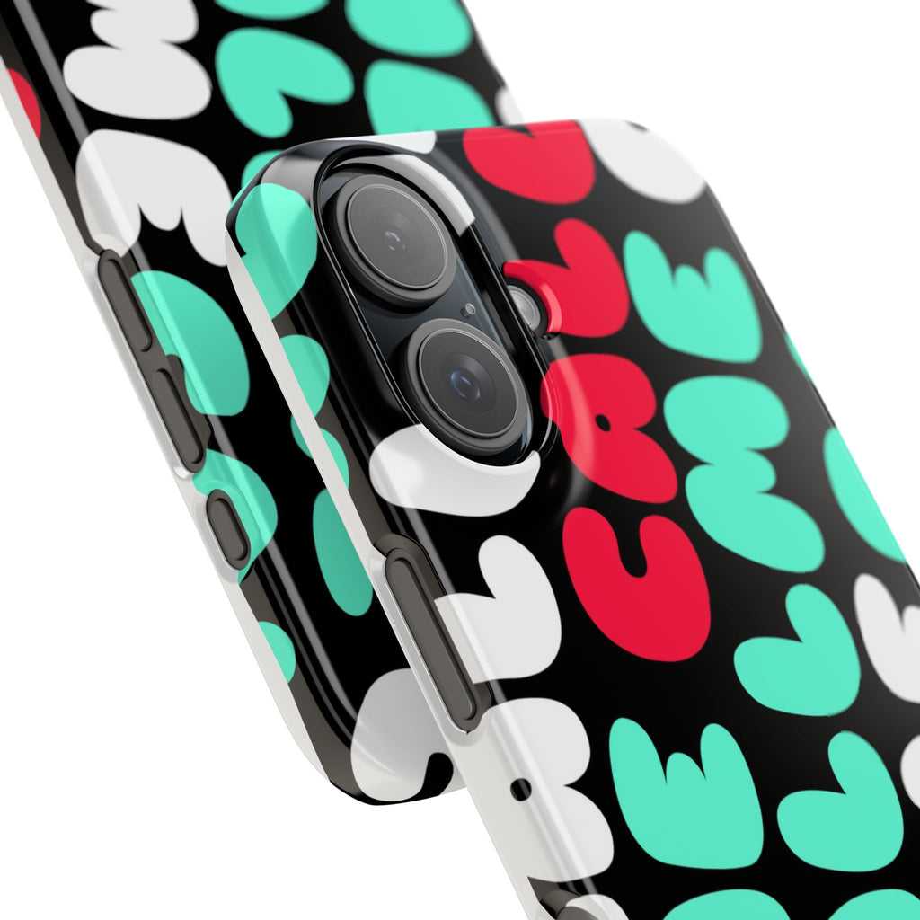 Call Me Turquoise mixed Bold Bubble Text