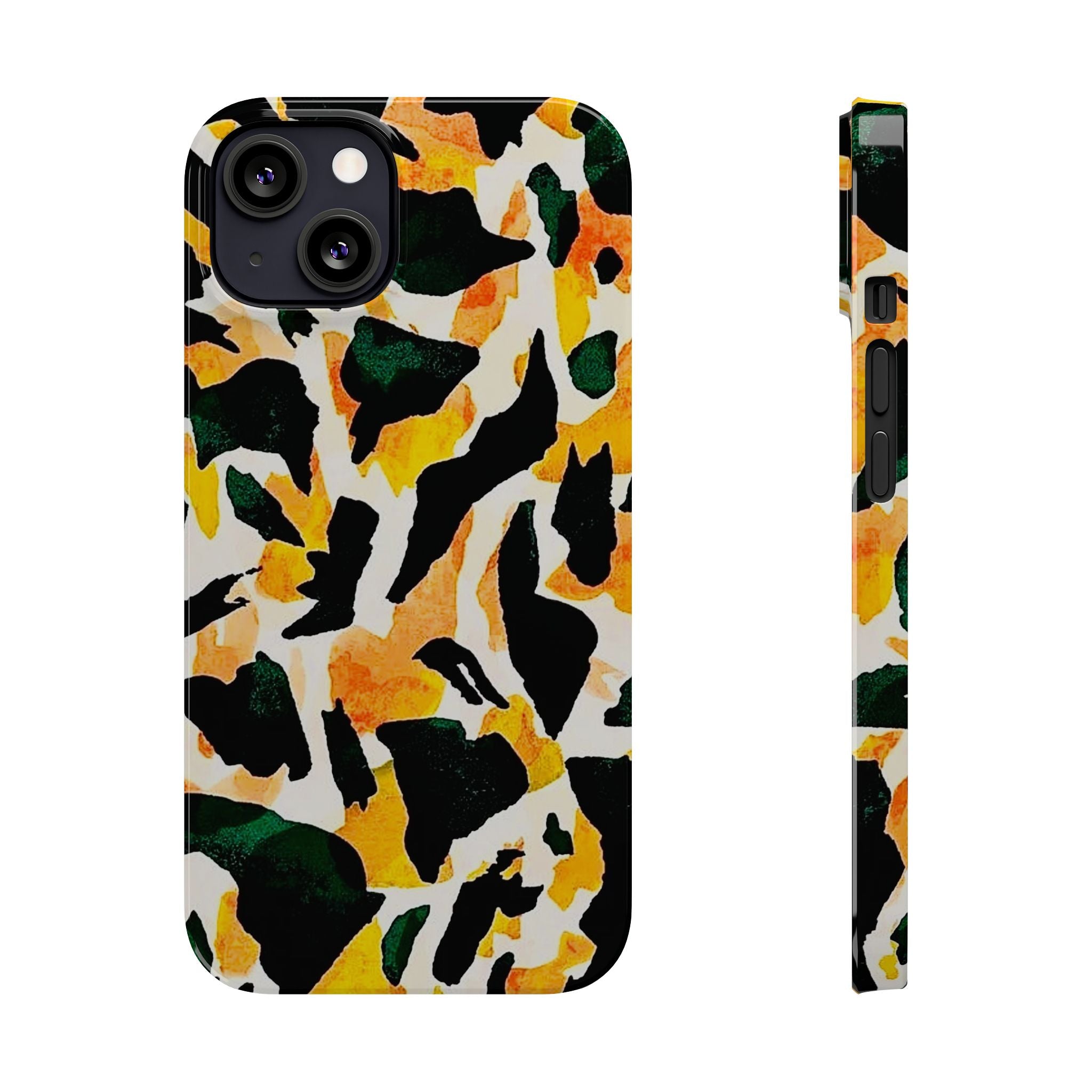 Yellow Green Abstract Case