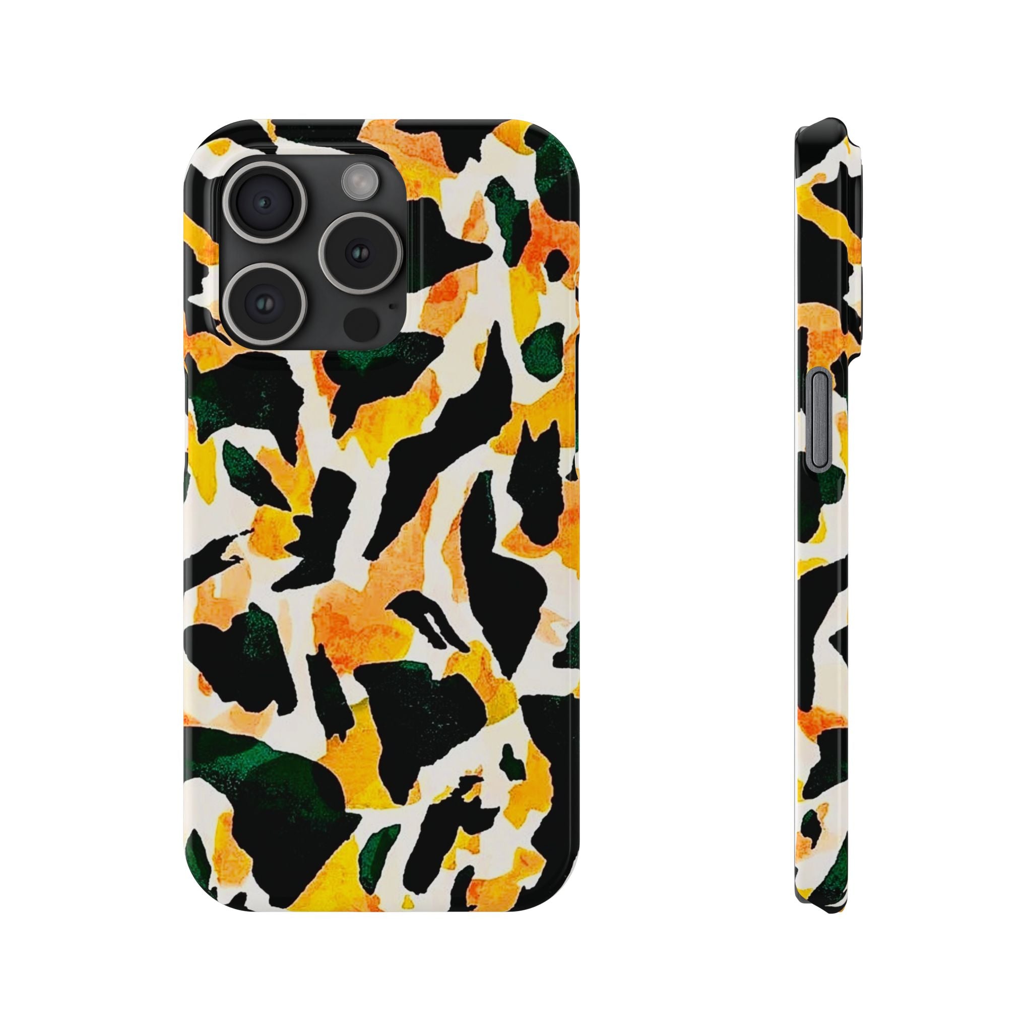 Yellow Green Abstract Case
