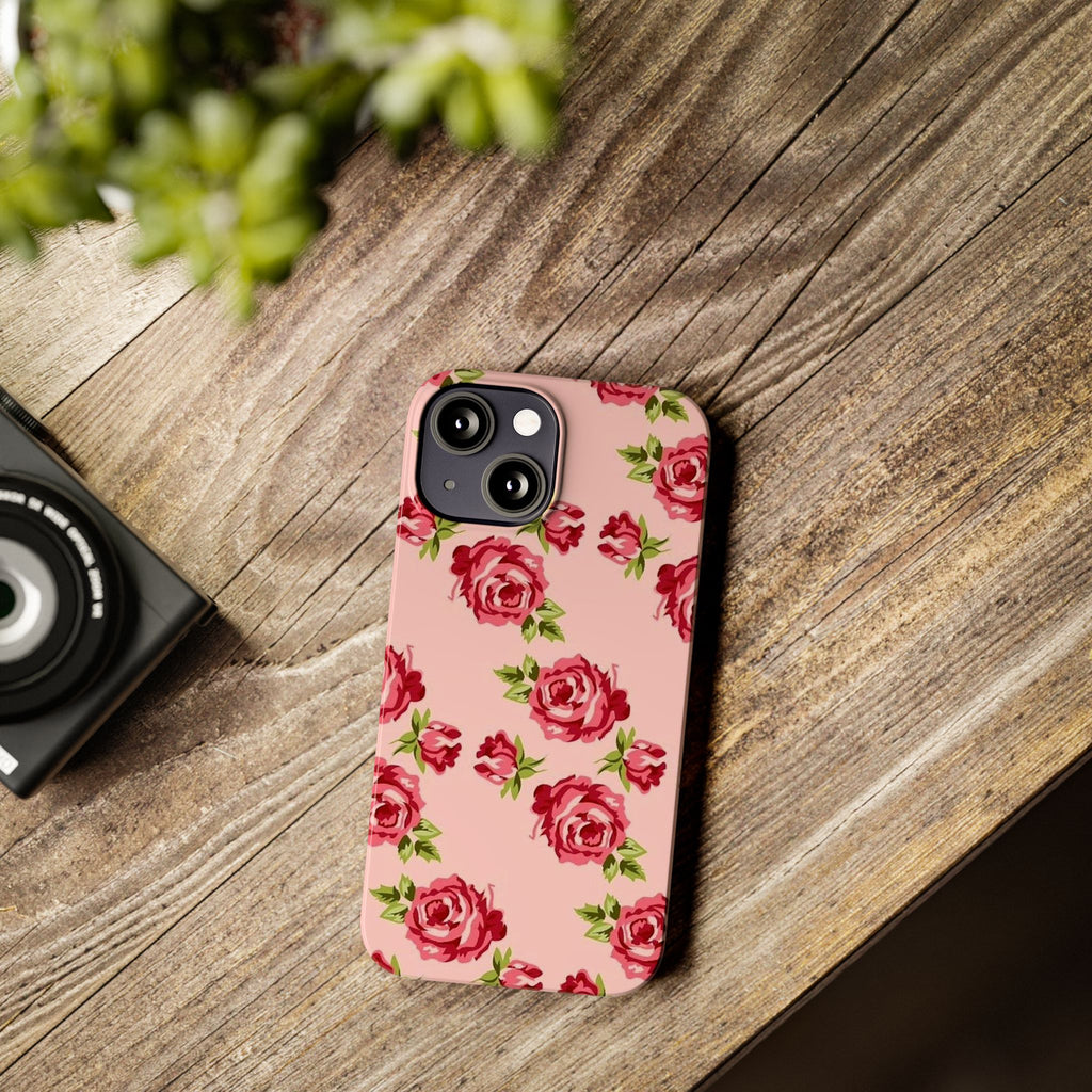 Pink Rose on a Pink Case