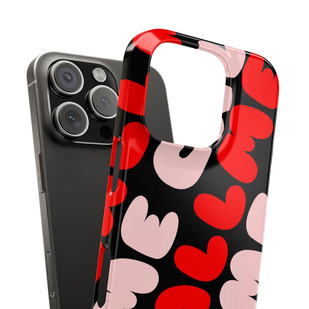 Call Me Pink and Red Phone Case