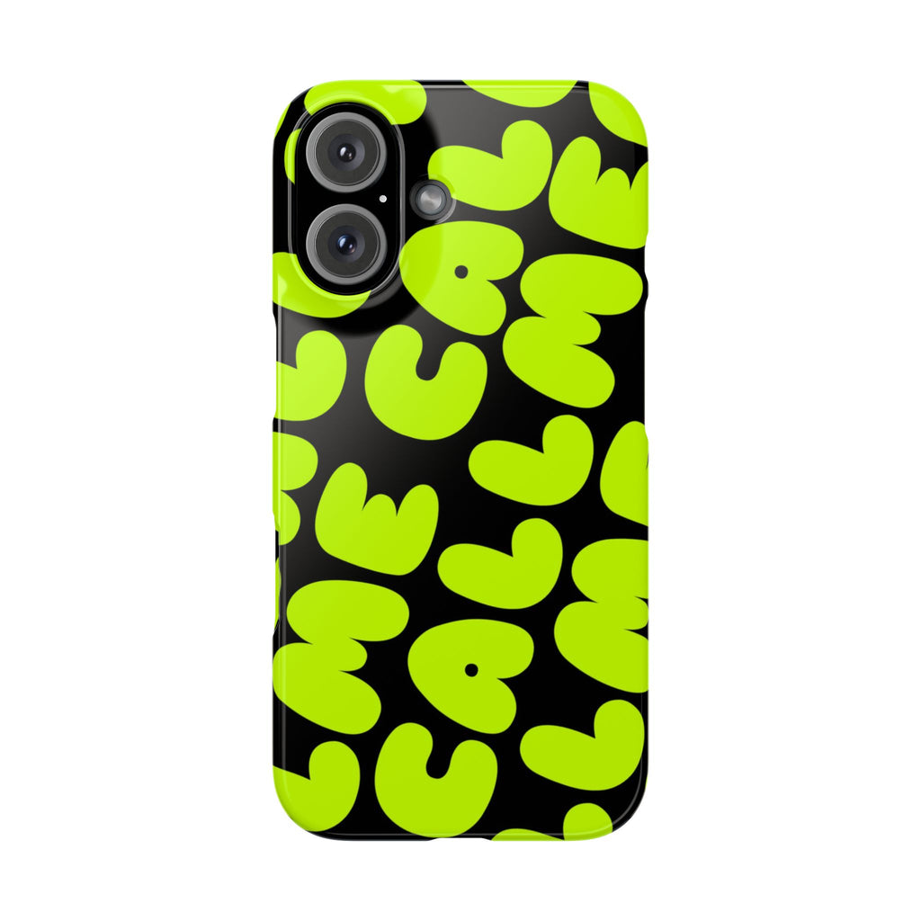 Call Me Neon Green Case