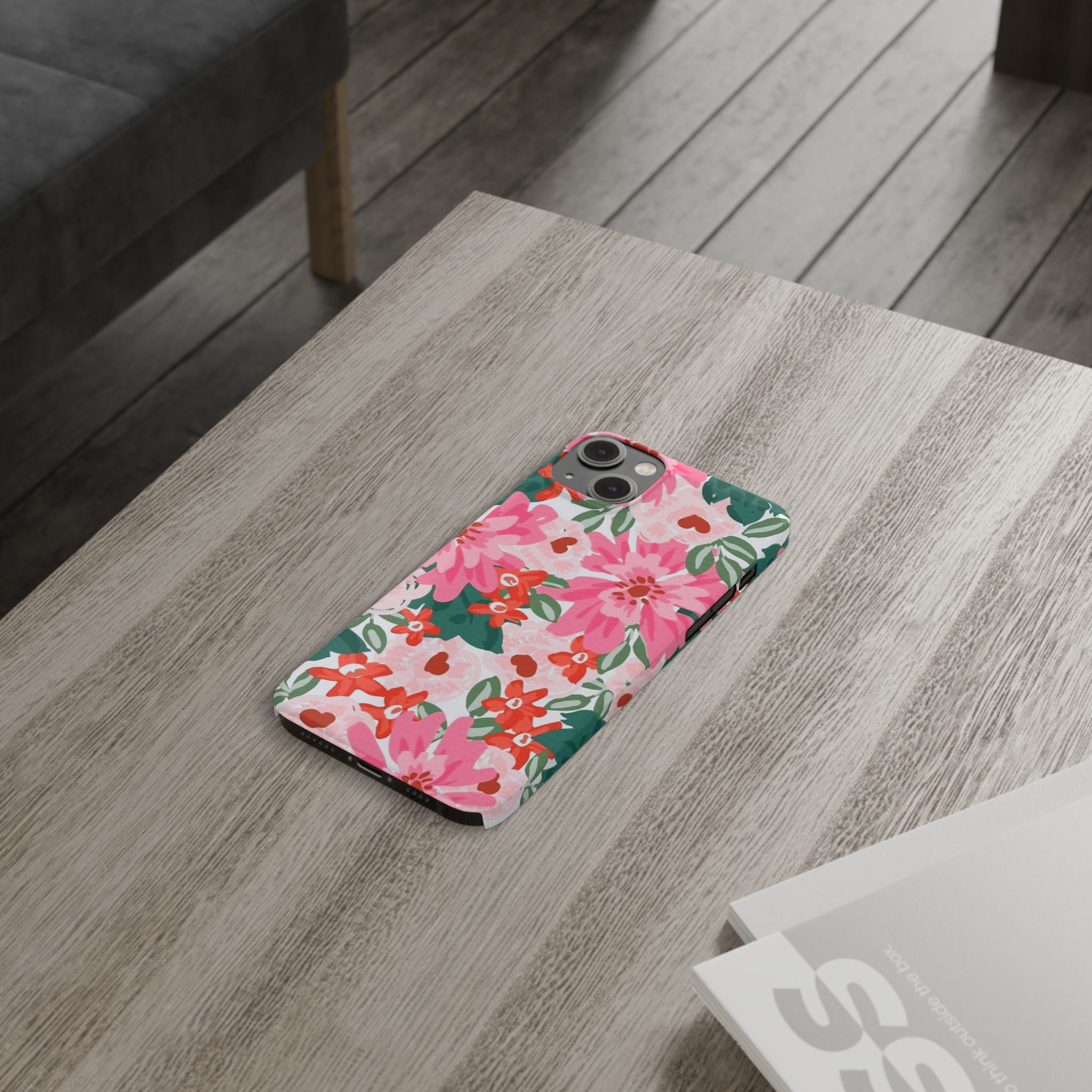 Pink Watercolor Garden Case