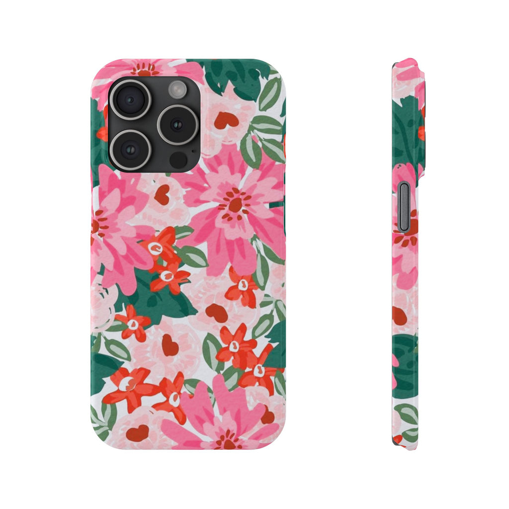 Pink Watercolor Garden Case